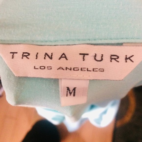 TRINA TURK Bell Sleeves Top, Size M - Picture 5 of 5